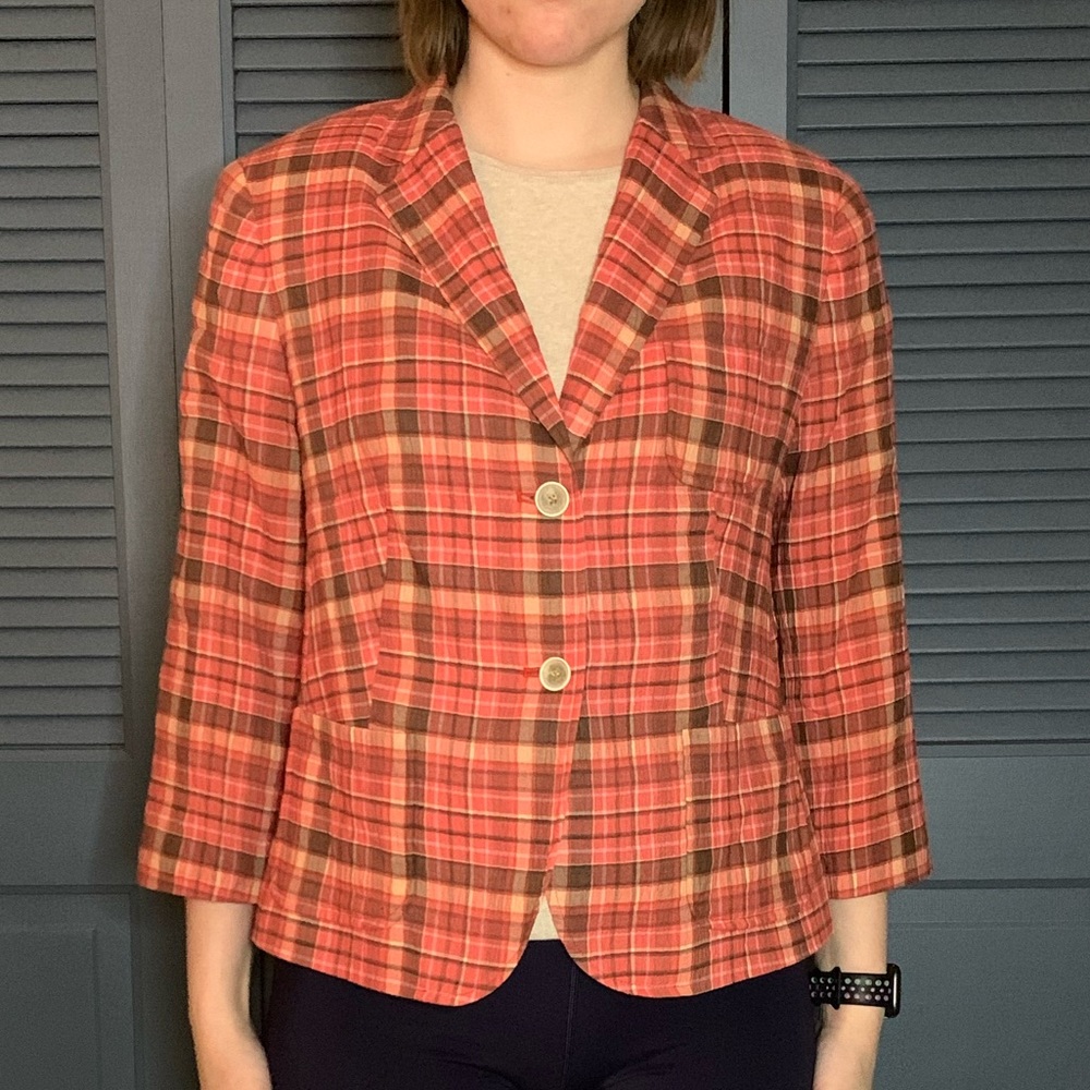 Plaid Talbots Blazer